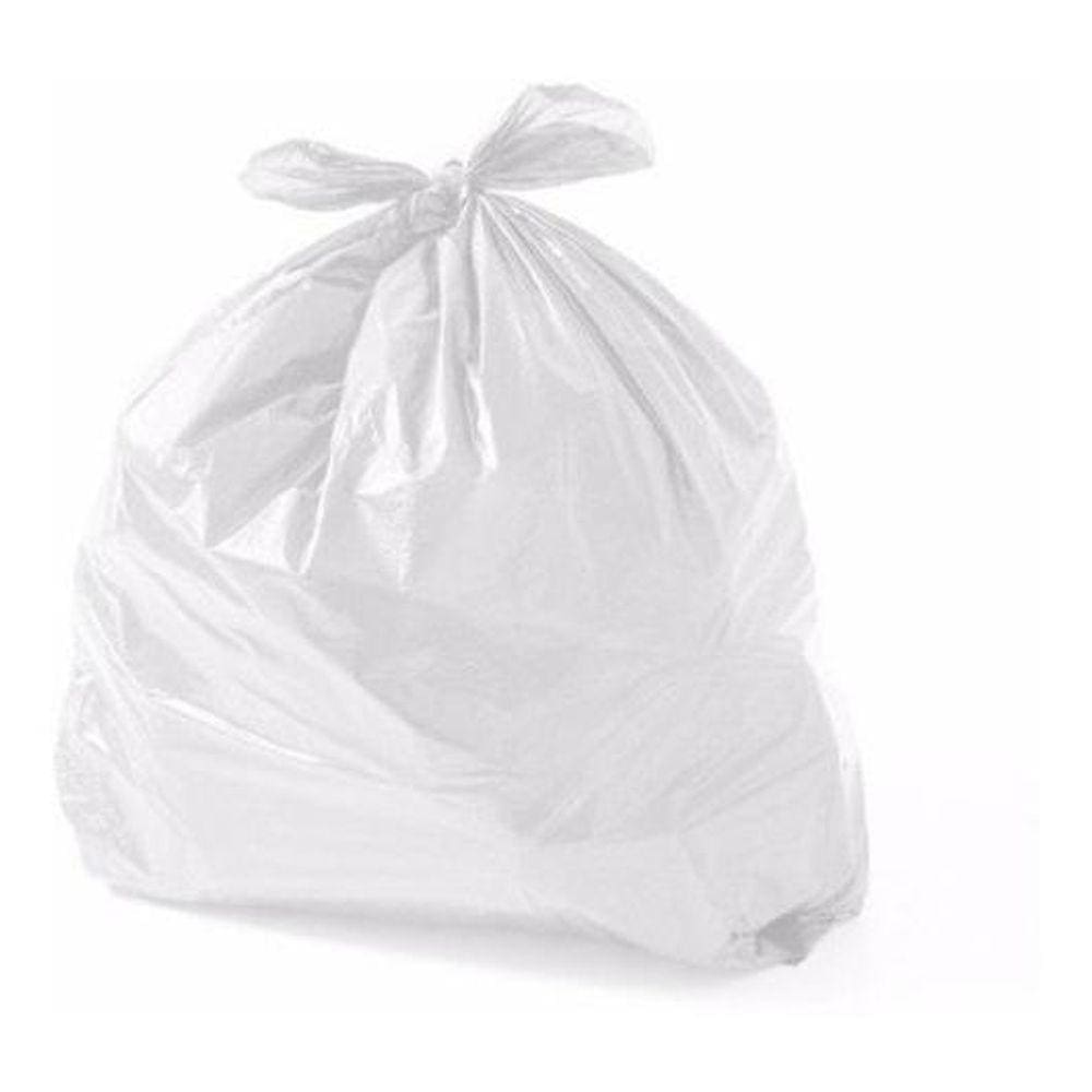 Saco De Lixo 60 Litros Branco Comum 100 Unidades