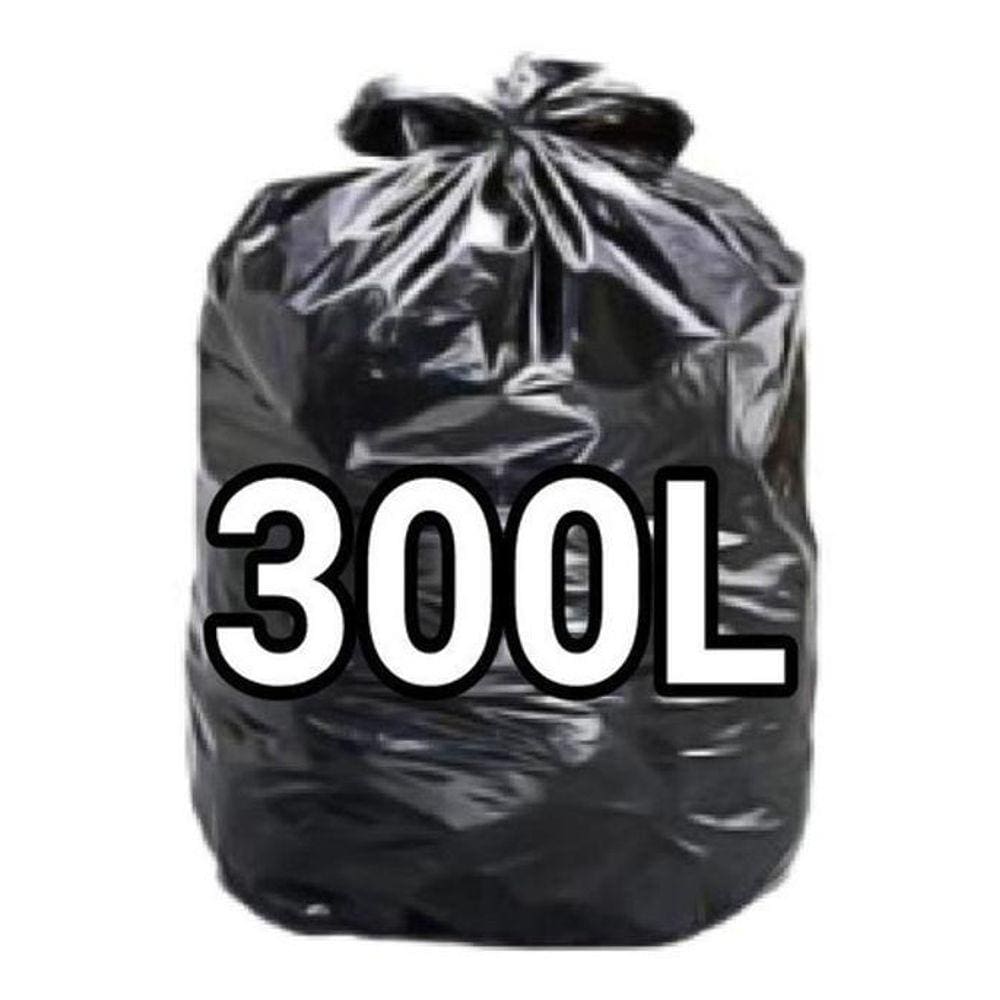 Sacos De Lixo 300L Super Reforçado 100 Unidades