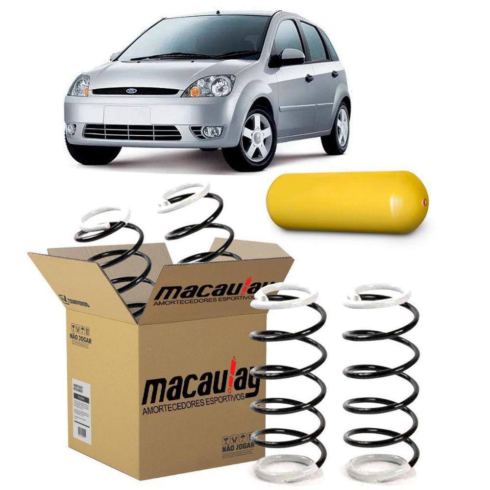 Par De Molas Reforçadas Gnv Ford Fiesta 2003 Ate 2013