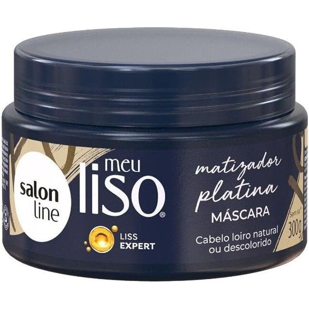 SalonLine Máscara Meu Liso Liso Platina - 300g