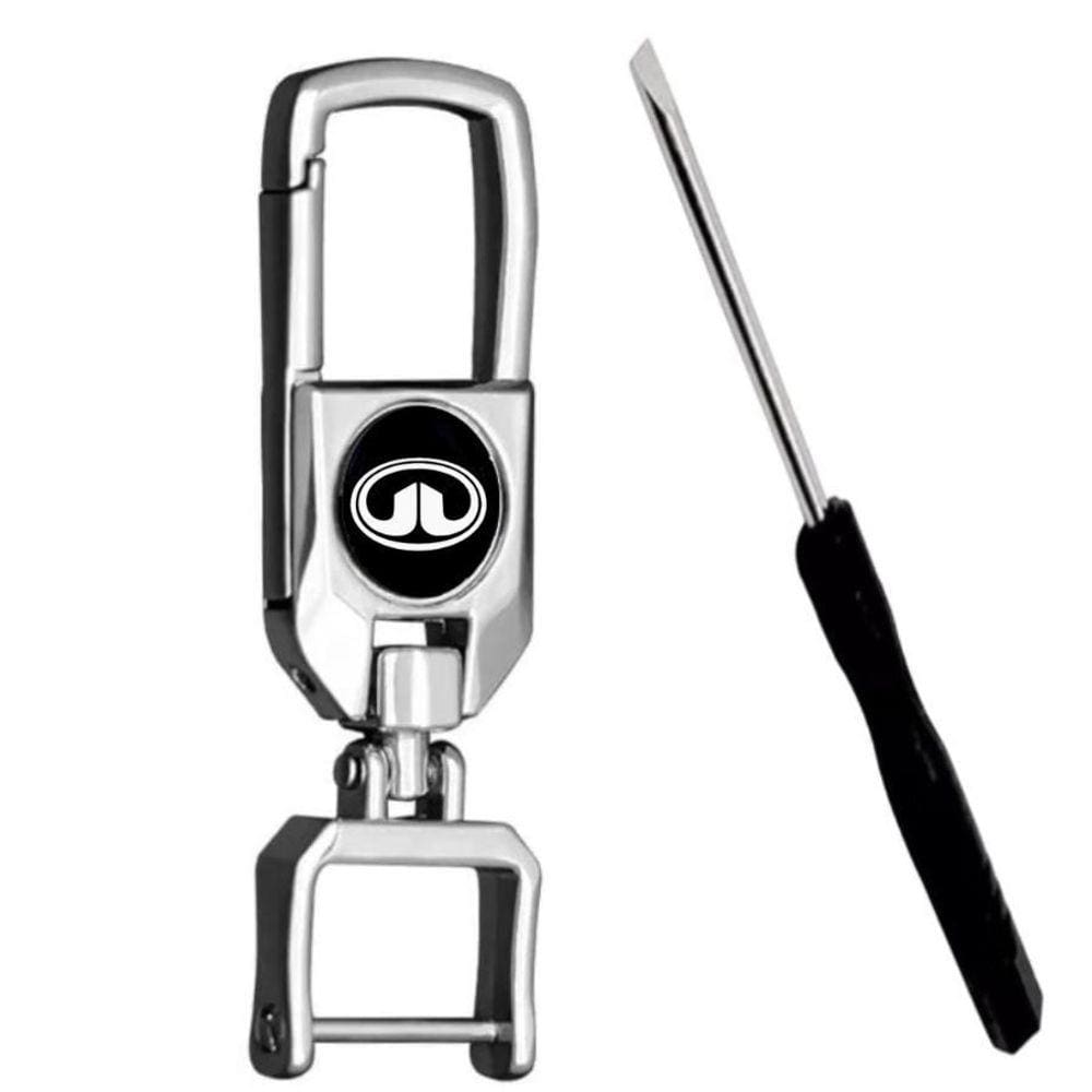 Chaveiro GWM Haval H6 AWD Luxo - Aço Cromado 8cm