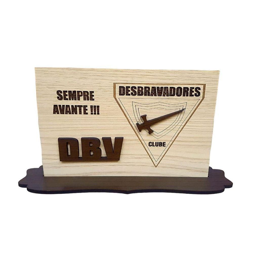 Placa Decorativa Para Mesa Personalizada Dbv