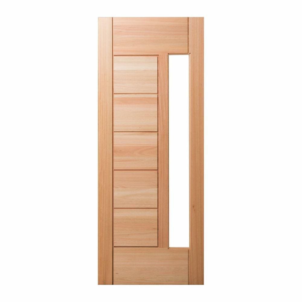 Folha de Porta Maciça 210x72cm Eucalipto Pm76 Lira Cruzeiro Portas Nude