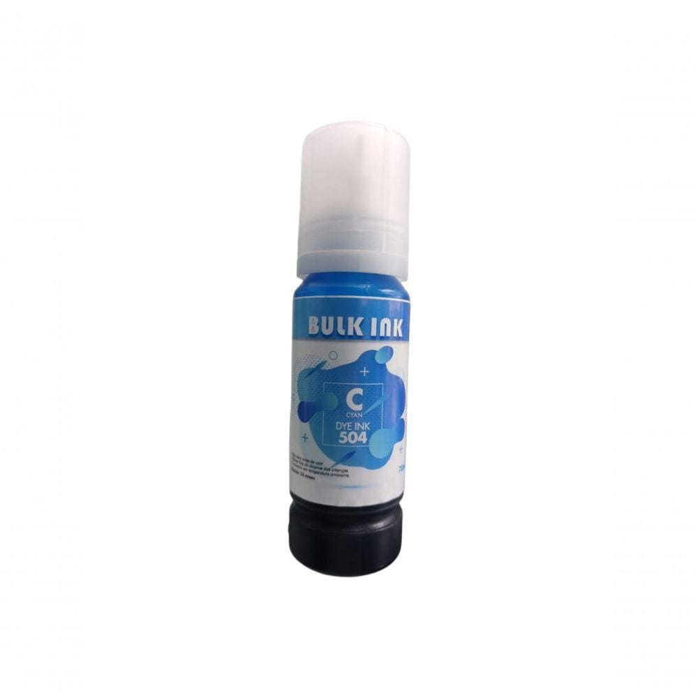 Tinta Bulk Ink Epson El8000/8100/504 Cyan 70ml .