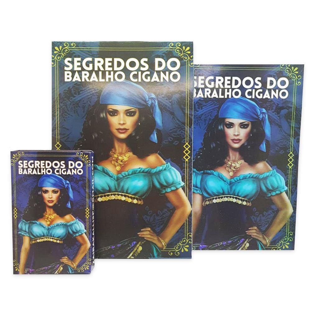 Caixa Tarô Segredos do Baralho Cigana + Livreto