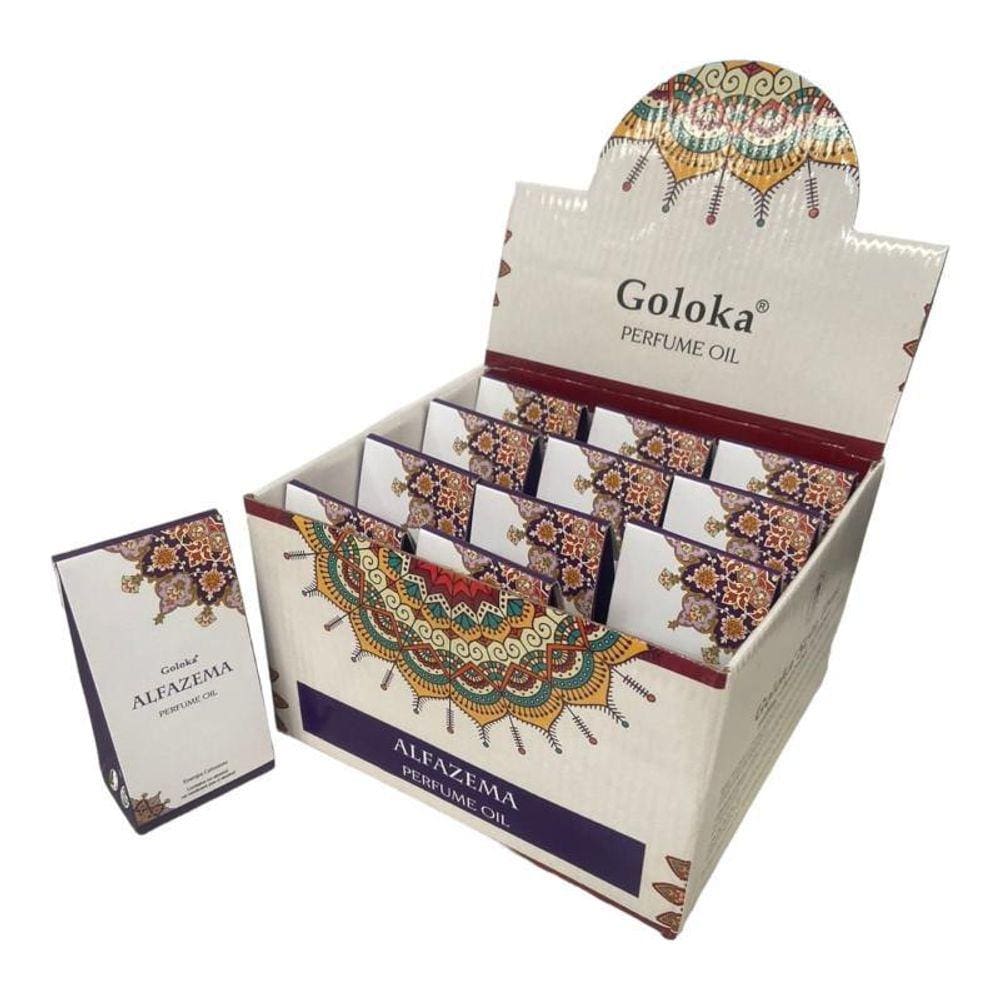 Óleo Perfumado Indiano Goloka Alfazema 10 Ml Cx C12
