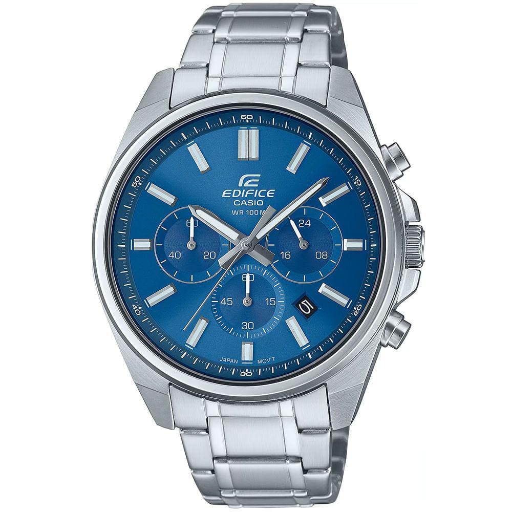 Relógio CASIO EDIFICE azul masculino EFV-650D-2AVUDF