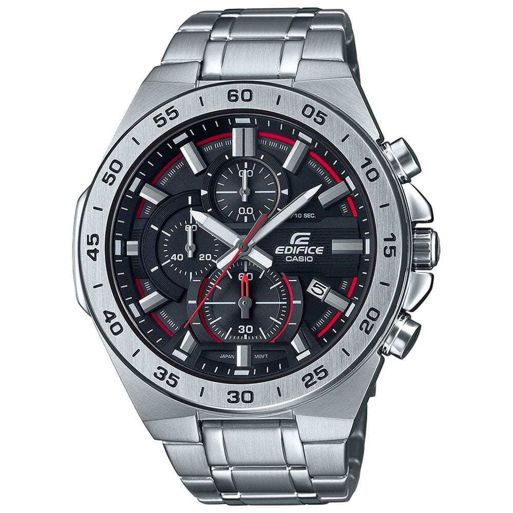 Relógio CASIO EDIFICE masculino prata EFR-564D-1AVUDF