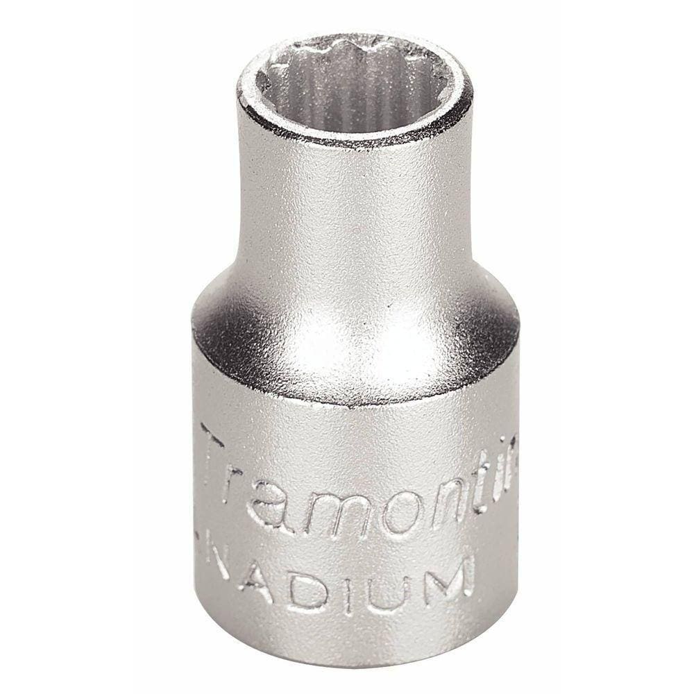 Soquete Estriado Em Aço Cromo Vanádio 11/32” - Encaixe 3/8” Tramontina Pro Tramontina