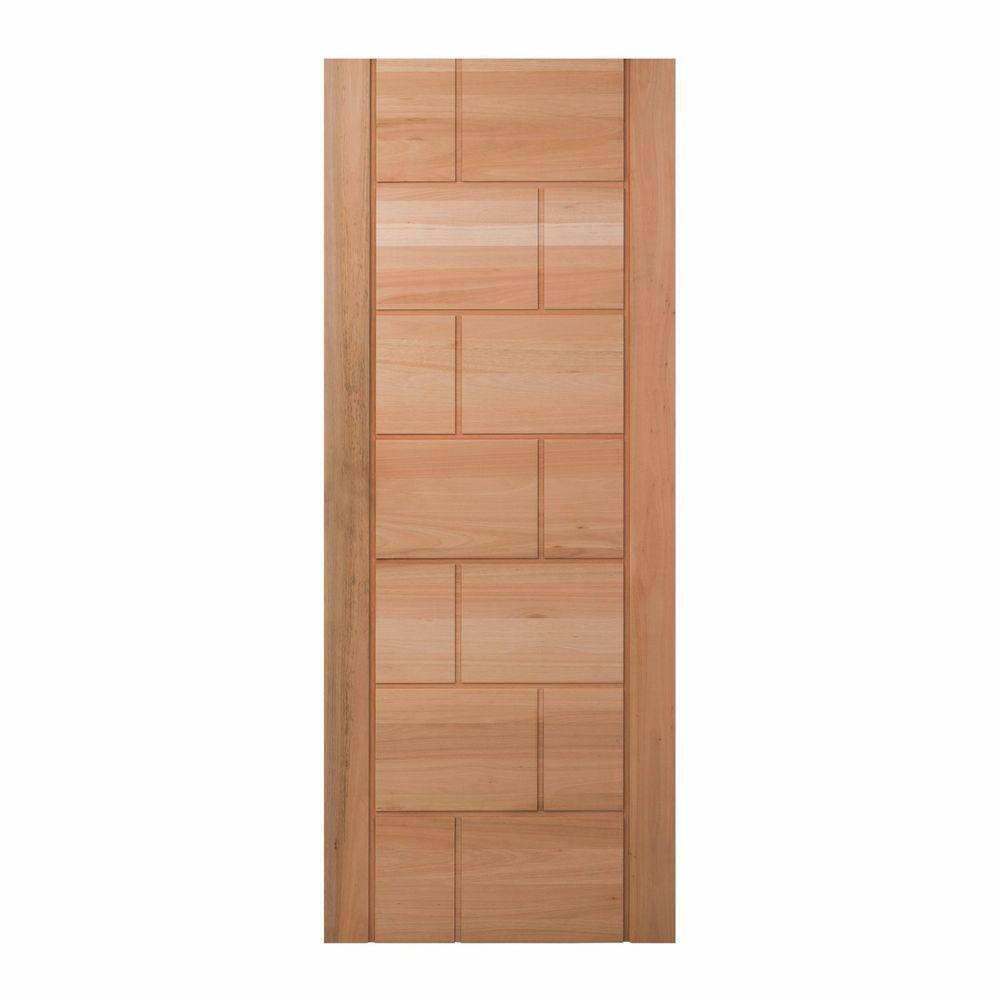Folha de Porta Maciça 210x72cm Eucalipto Pm94 Talismã Cruzeiro Portas Nude