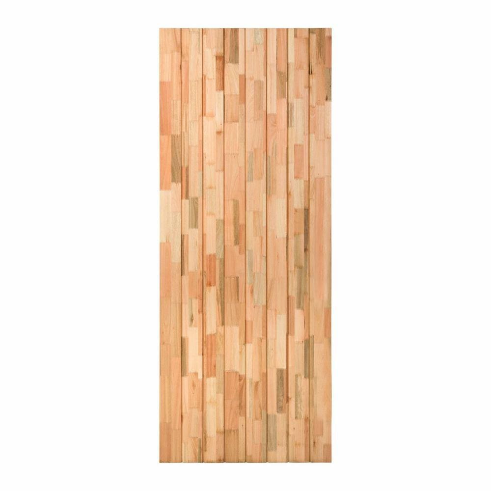 Folha de Porta Maciça 210x92cm Eucalipto com Emenda Pm26 Mexicana Cruzeiro Portas Nude