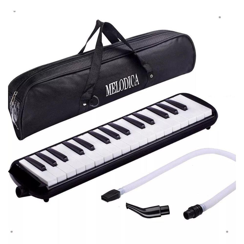 Escaleta Melodica Strinberg Preta 32 Teclas + Capa