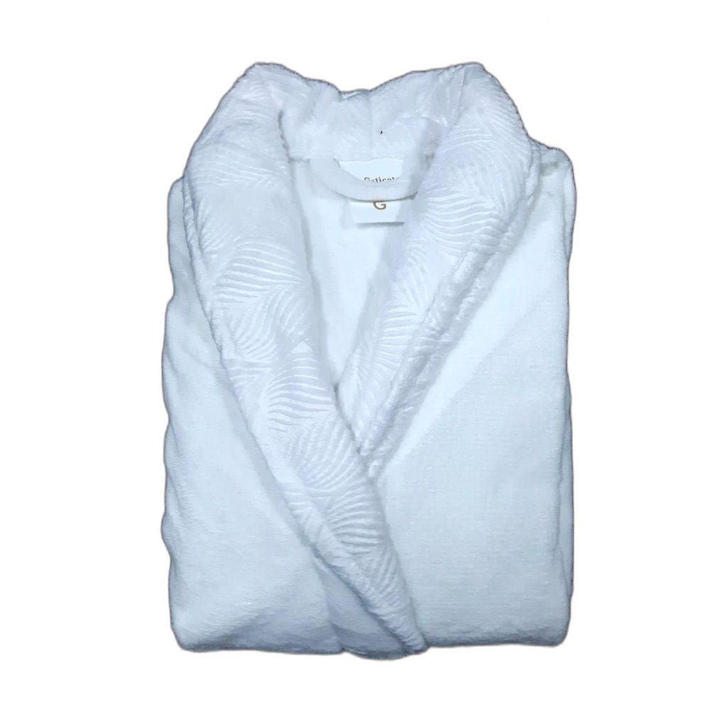 Roupão Microfibra Gola Texturizada Sofisticata P Atlântica