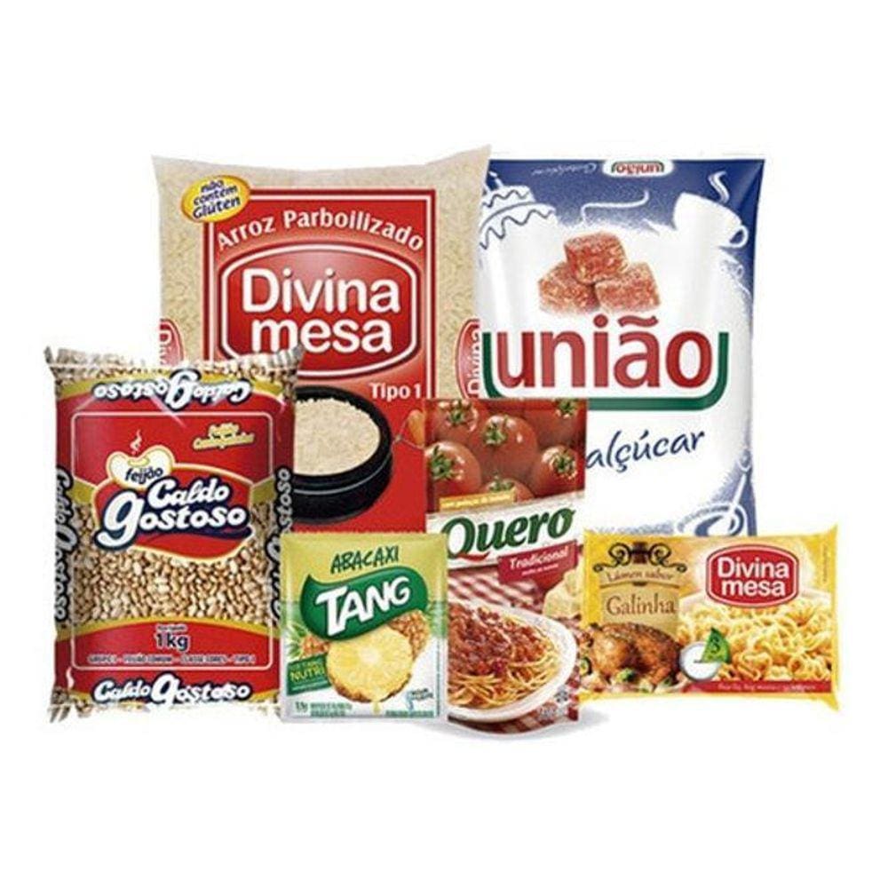 Cesta Básica Doação De Alimentos Com 10 Itens Oferta