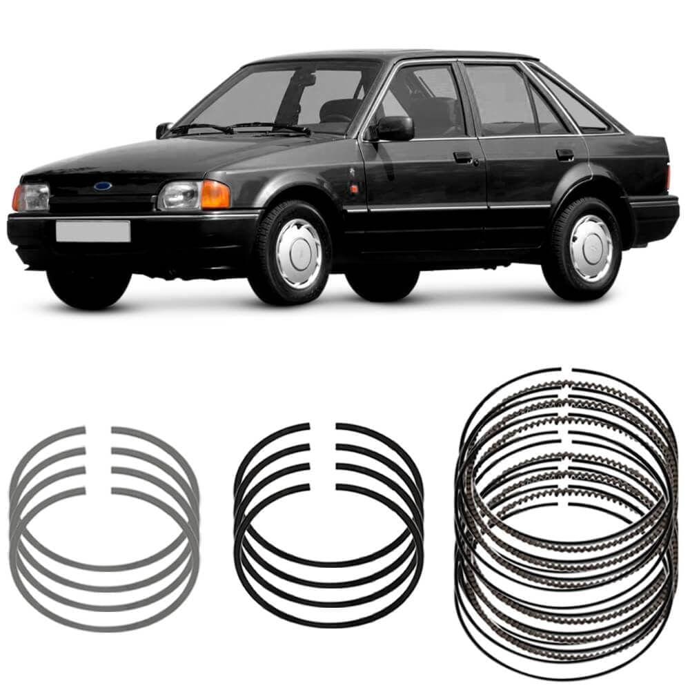 Jogo Anel Segmento 0.50 Ford Escort 1.6 90 A 96 Metal Leve