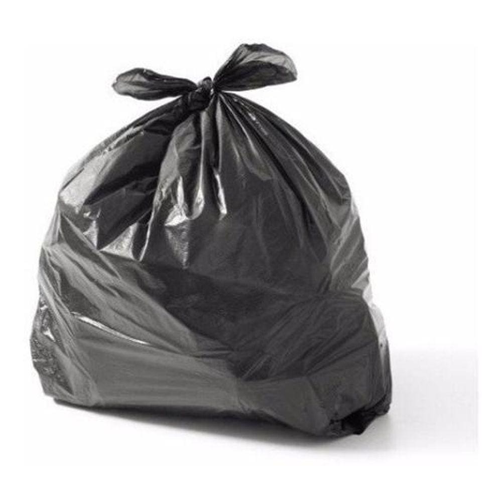 Saco De Lixo Preto 100L Reforçado 5Kg 0.10 58 Unidades