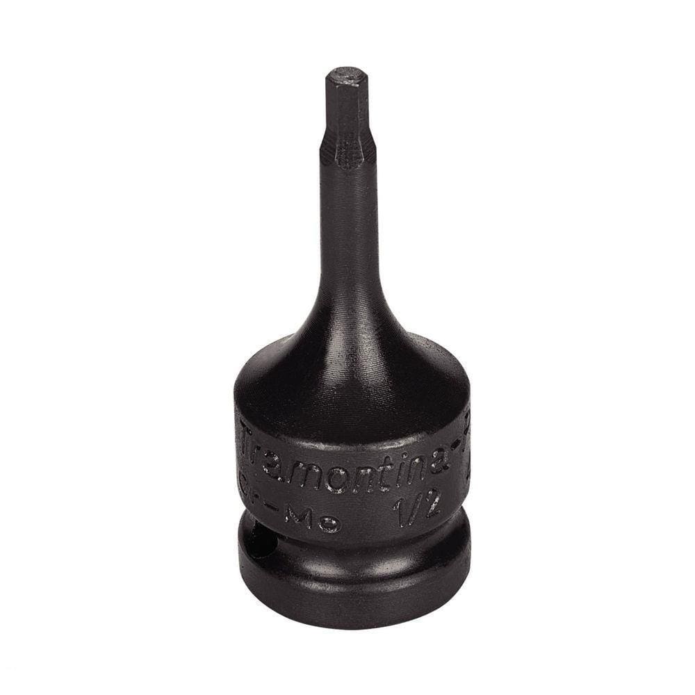Soquete De Impacto Ponta Hexagopnal Em Aço Cromo Molibdênio 6 Mm - Encaixe 1/2\`\` Tramontina