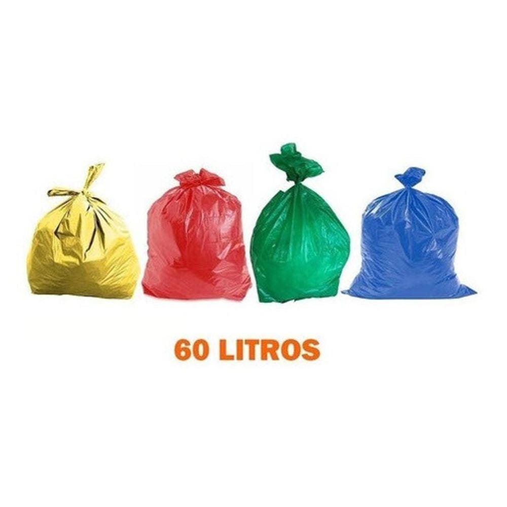 Kit Saco De Lixo Para 60 Litros - 100