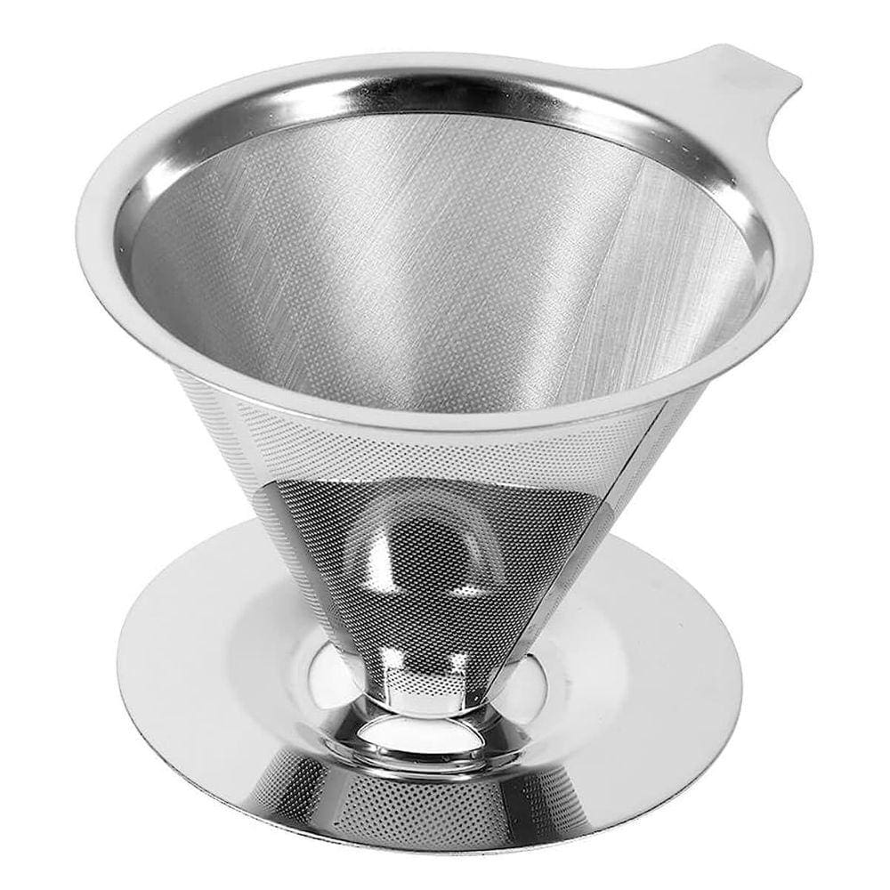 Filtro De Café Coador Em Aço Inox Premium Pequeno Top Chef