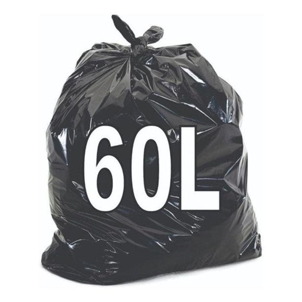 Kit 10 Pacotes Saco De Lixo 60 Litros 1000 Unidades