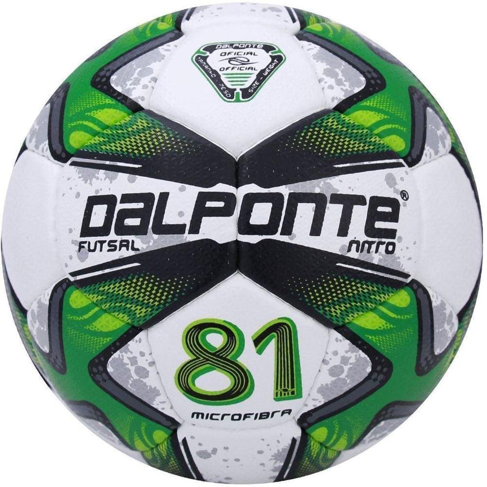 Bola De Futsal Dalponte 81 Nitro Microfibra Costurada A Mão
