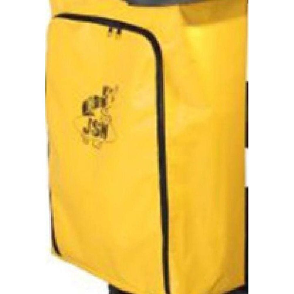 Saco Amarelo Para Carrinho Funcional De Limpeza Jsn