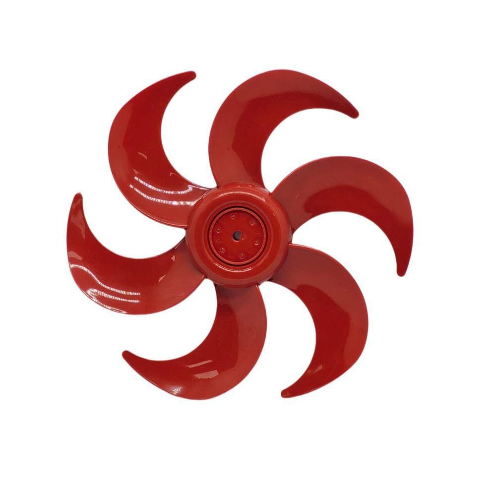 Hélice Do Ventilador De 30Cm 6 Pás Vermelha Mondial