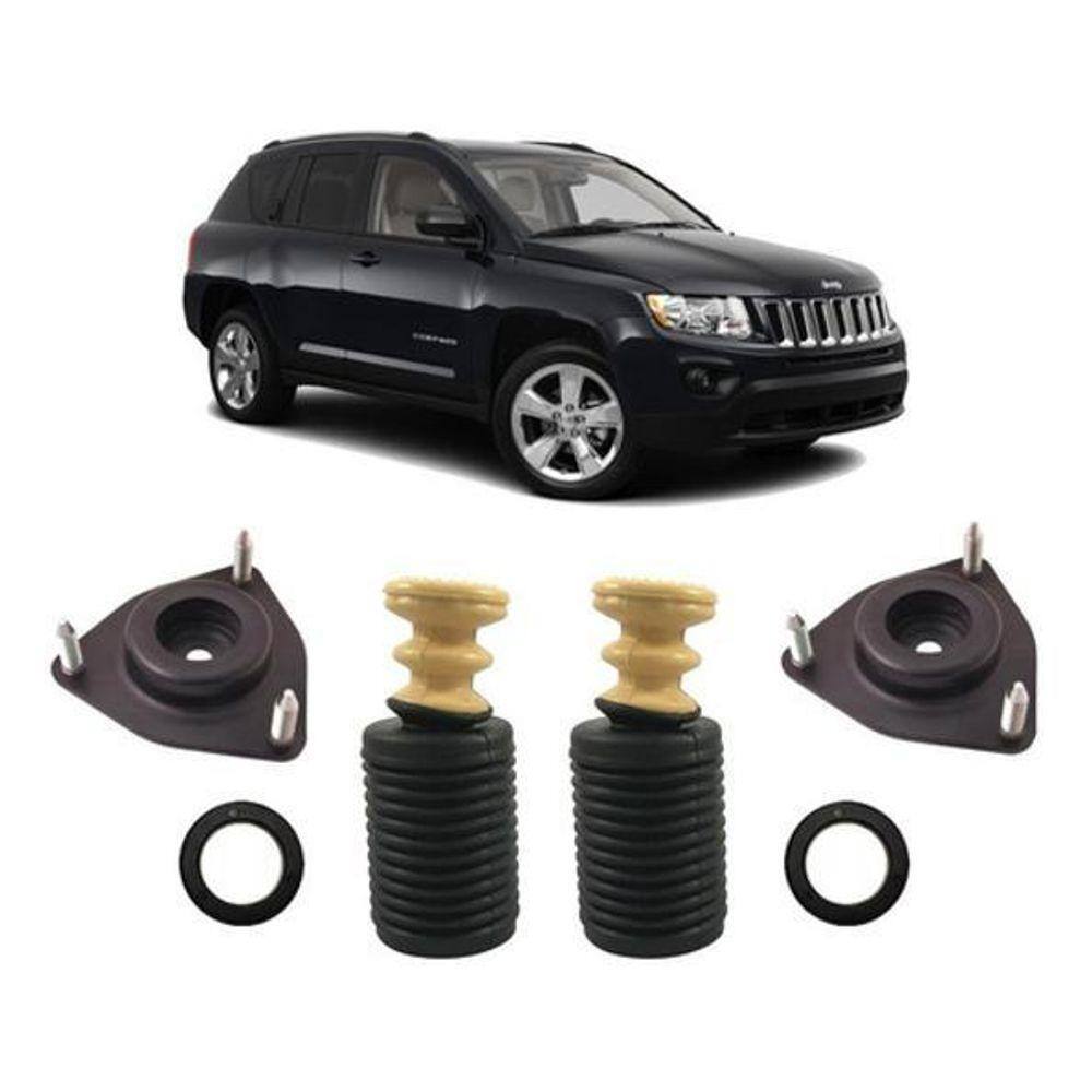 2 Kit Batente Suspensão Dianteira Jeep Compass 2007 2008 09