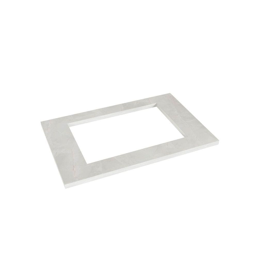 Tampo para Cooktop 4 Bocas 80cm Ipanema Cabecasa Madeiramadeira Mármore