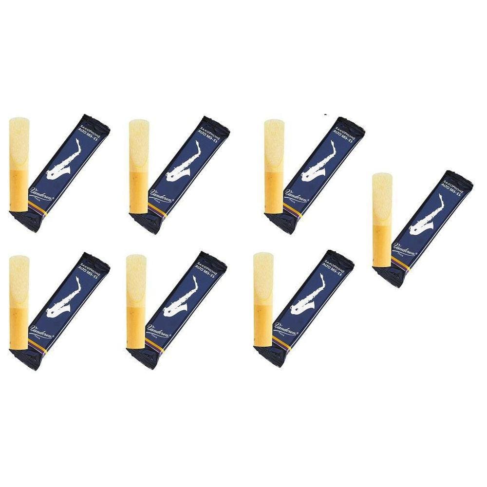 Kit 7 Palhetas Sax Alto Vandoren 1.5