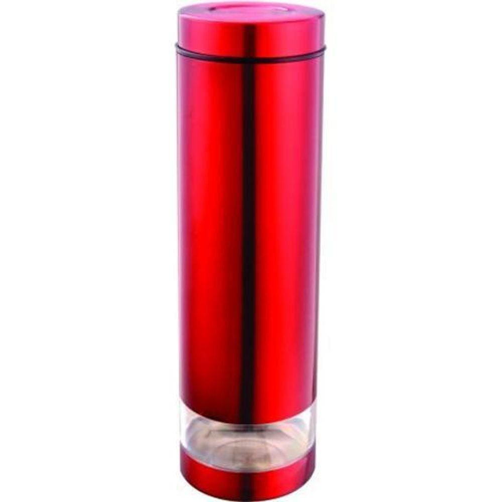 Pote Para Mantimentos Aço Inox Vermelho 1.4L