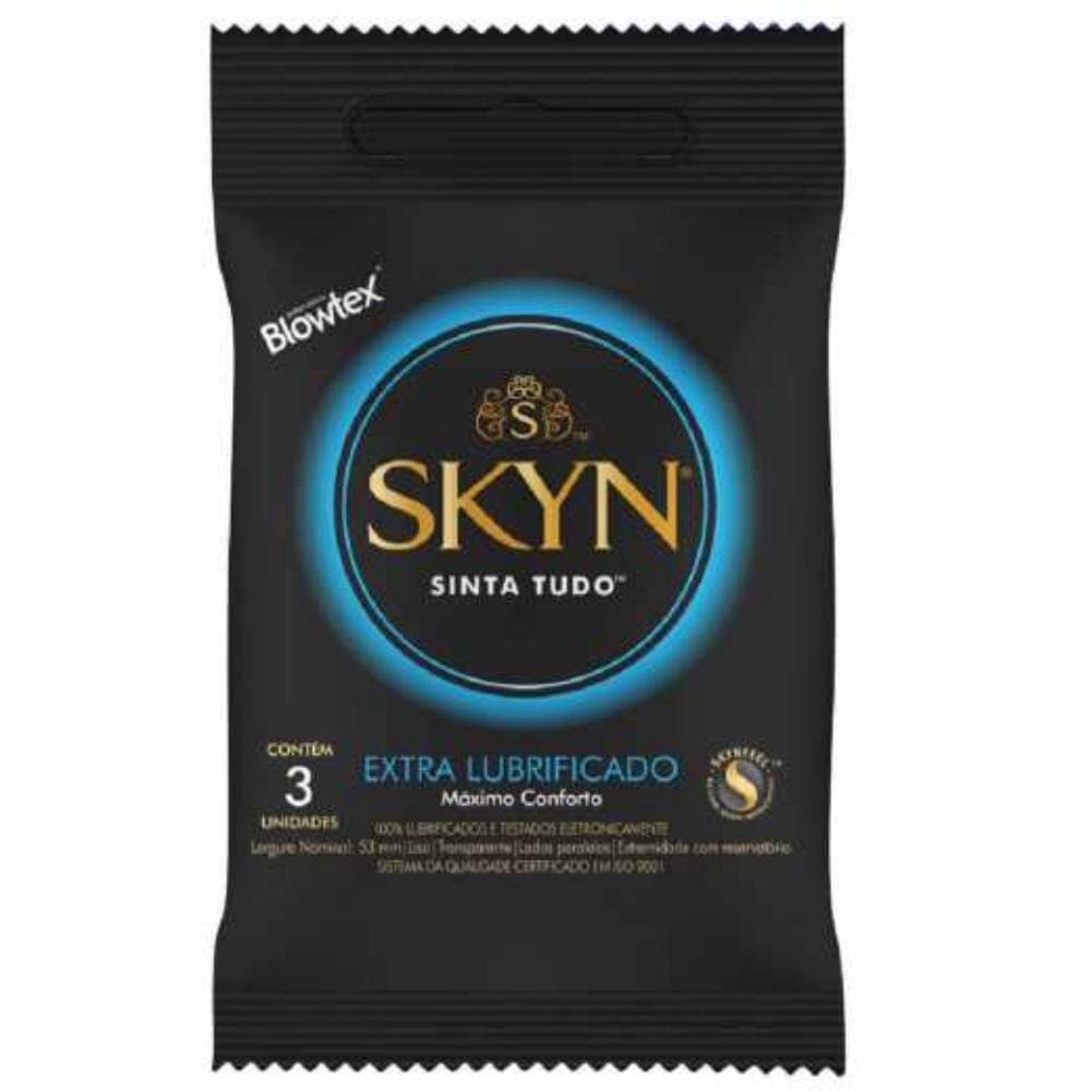 Preservativos Extra Lubrificado Skyn Blowtex