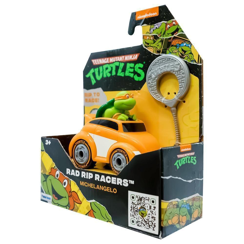 Tartarugas Ninja - Veiculo Rad Rip Racers - Michelangelo