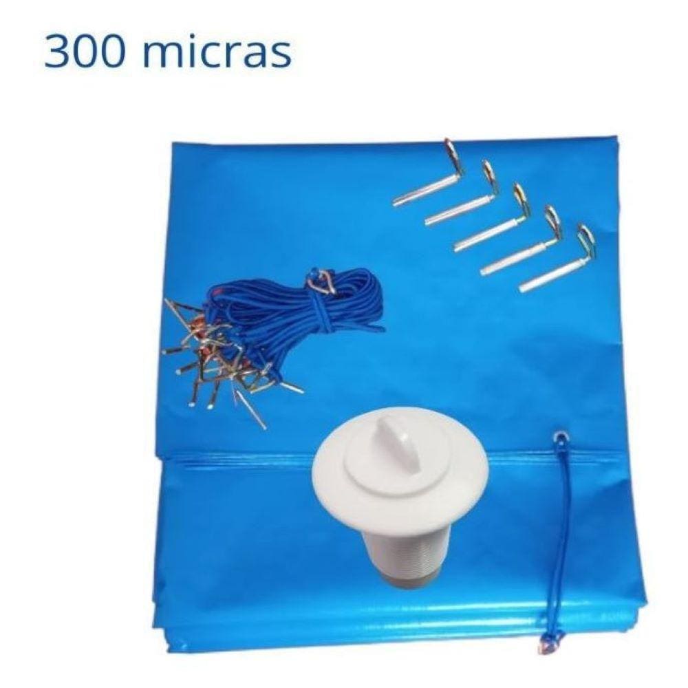 Capa Térmica Para Piscina Acquacapas Proteção UV 9x5m