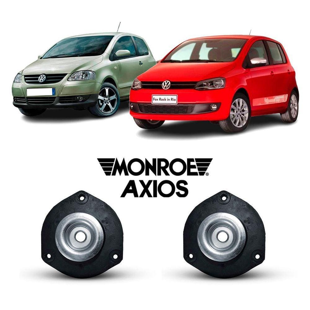 Par Batente Amortecedor Dianteiro Volkswagen Fox 2003 A 2014