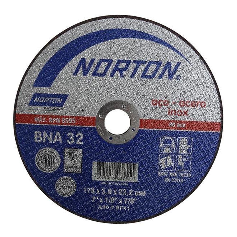 Disco De Corte Pra Aço De Carbono 4.1/2X1/8X7/8 Ar312 Norton