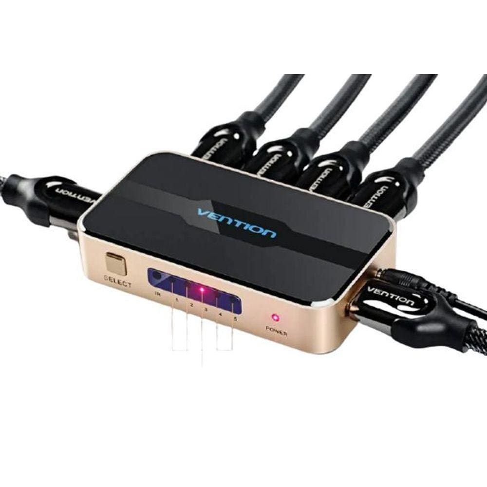 Vention Splitter Switch Hdmi 5 Em 1 Saída 4K 30Hz 5X Hdmi