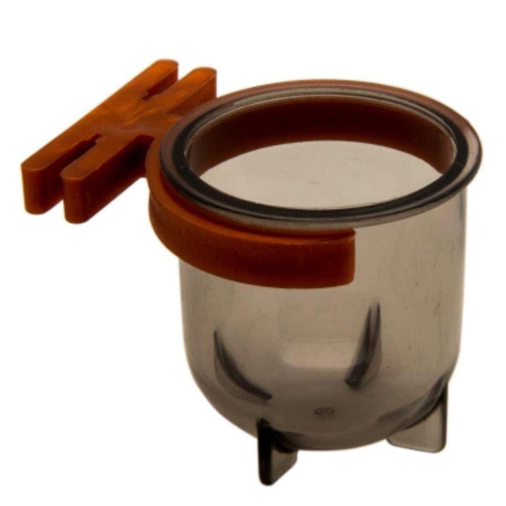 Porta Vitaminas Pequeno Fumê Presilha Cobre 12Un