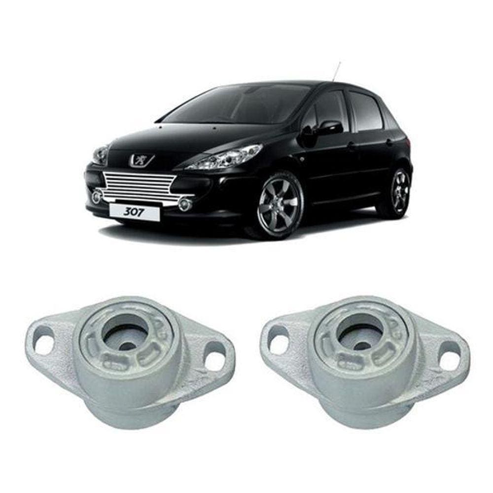 Par Batente Amortecedor Traseiro Peugeot 307 2005 2006 2007