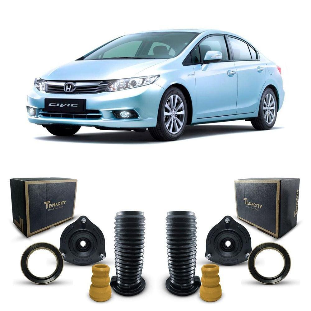 Par Kit Batedor Batente Suspensão Dianteira Civic 2012/2016