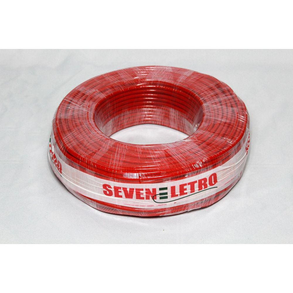 Cabo Flexível 10mm Vermelho - 60m | Qualidade Comercial