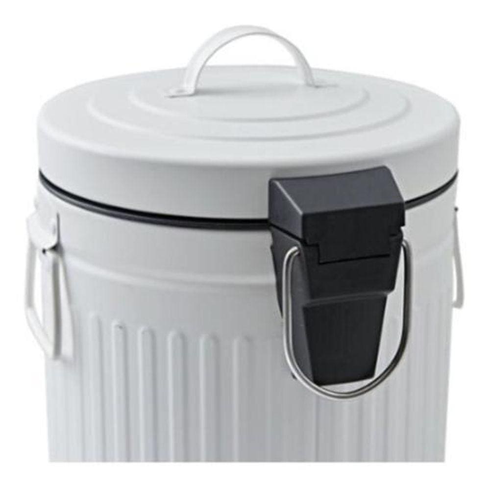 Lixeira De Banheiro Sofisticação Plus Branca 5L - Branco