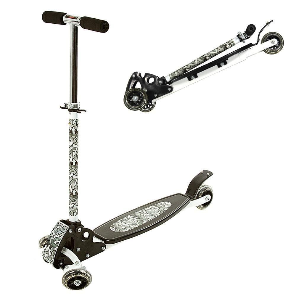 Patinete Infantil Radical Balanço C 4 Rodas Preto Bbr Toys