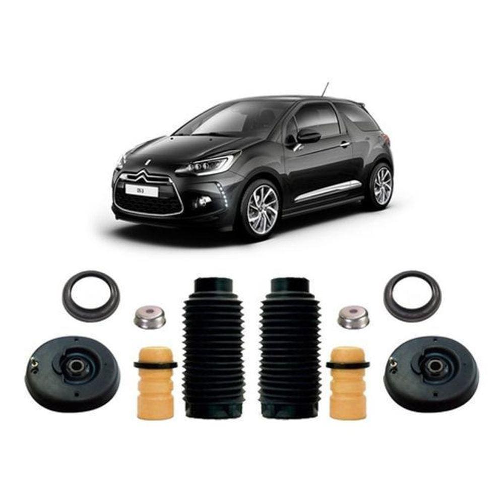 Par Kit Coxim Amortecedor Dianteiro Citroen Ds3 2015 2016