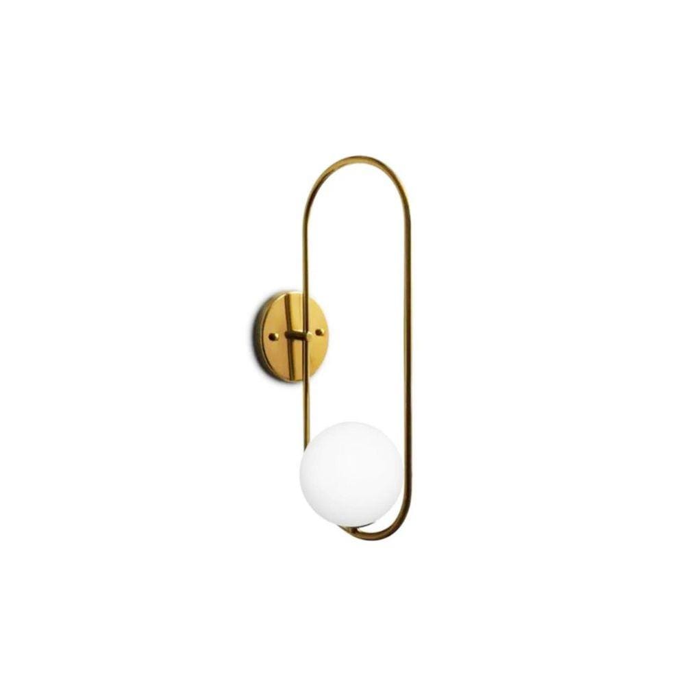 Arandela Luminária De Parede Pendulo Dourado Polido Spotline