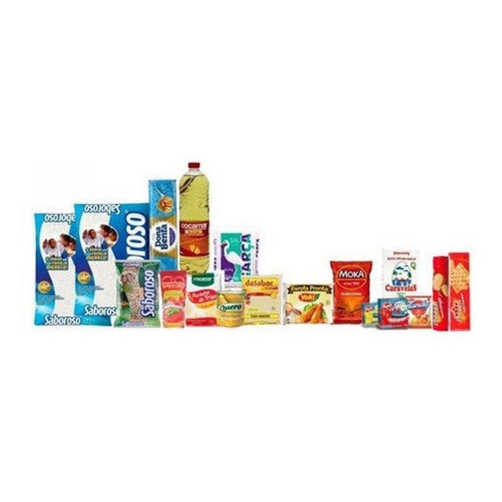 Cesta Básica De Alimentos  18 Itens  Doação