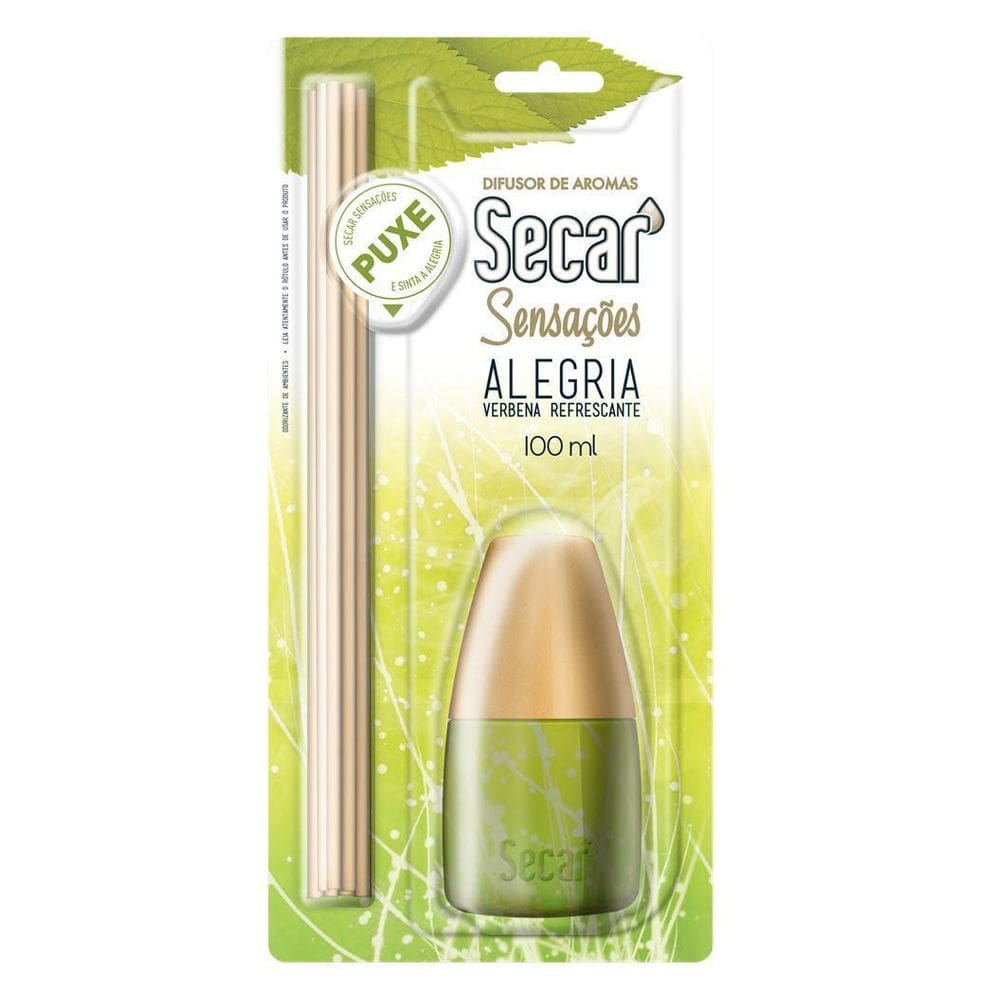 Difusor De Aromas Secar Sensações 6X100Ml Verbena