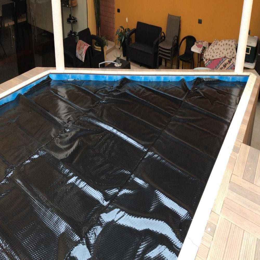 Capa Térmica Para Piscina 2 X 2 Thermocap 300 Micras Preta
