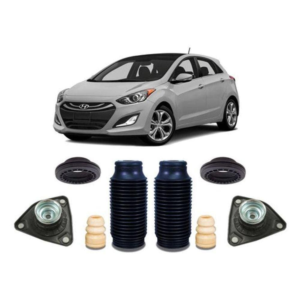 Par Kit Coxim Batente Dianteiro Hyundai I30 2013 2014 2015