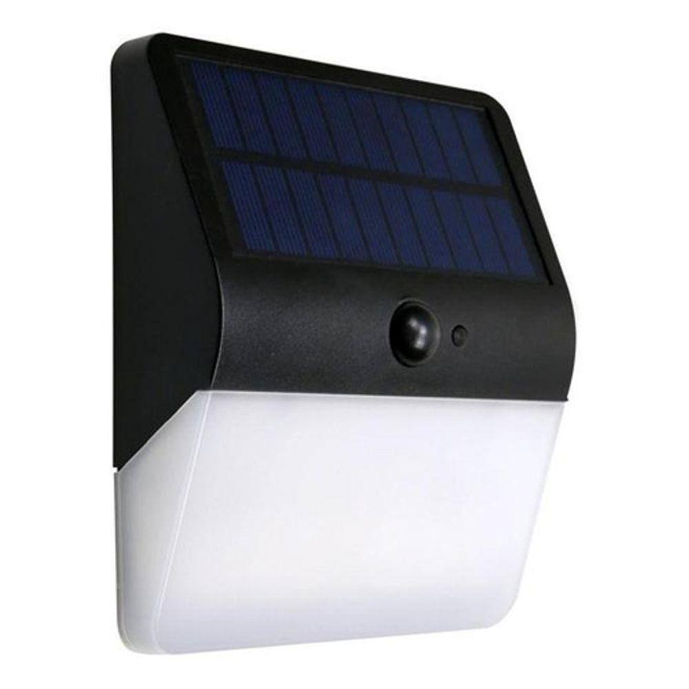 Arandela Externa Solar Com Sensor De Presença Led Top